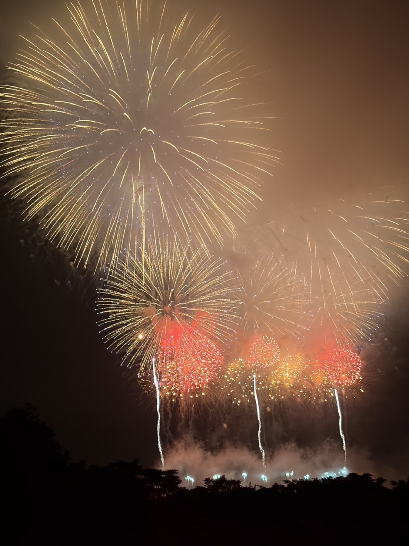 北エリア席2から見た2026年の長岡花火